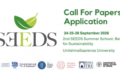 Call for Application – SEEDS – UnitelmaSapienza Summer School – Second Edition